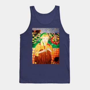 The Magical Musician And The Snake Tank Top